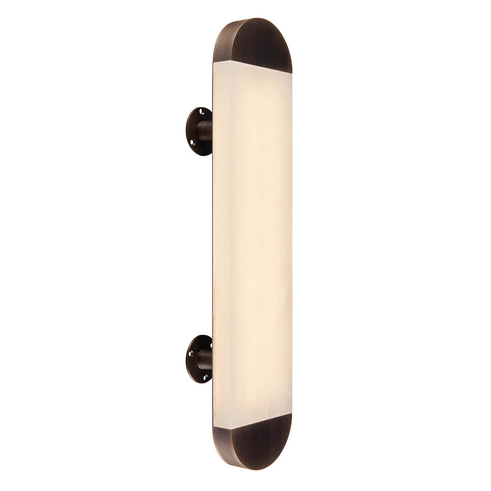 Ghost alabaster wall sconce