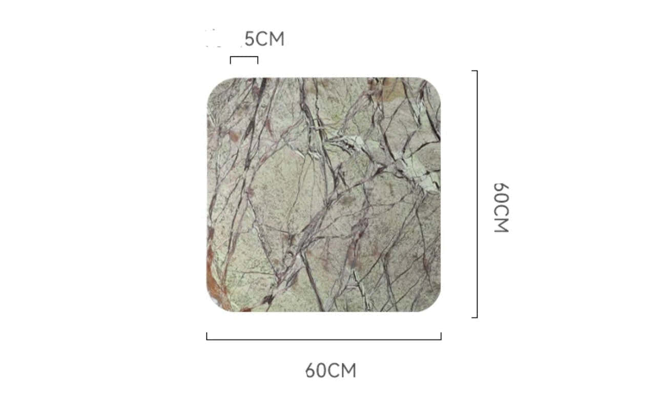 Green Marble Square Wall Lamp