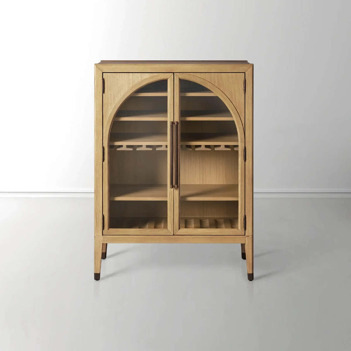 Hattie Low Bar Cabinet in Oak 36"W