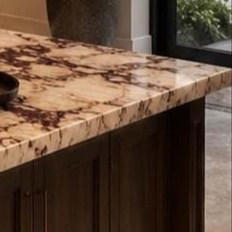 Calacatta Viola Marble Kitchen Island