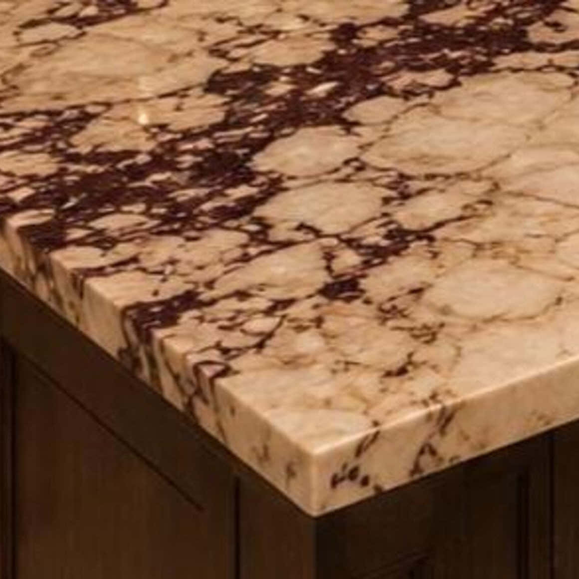 Calacatta Viola Marble Kitchen Island