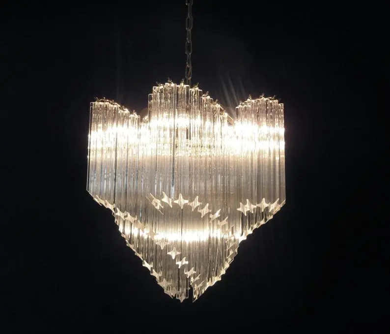 Murano Chandelier – Viennetta -114 prims – Transparent