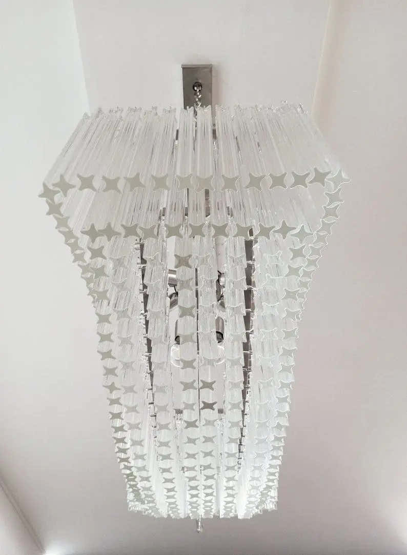 Murano Chandelier – Pagoda – 292 prisms – Transparent