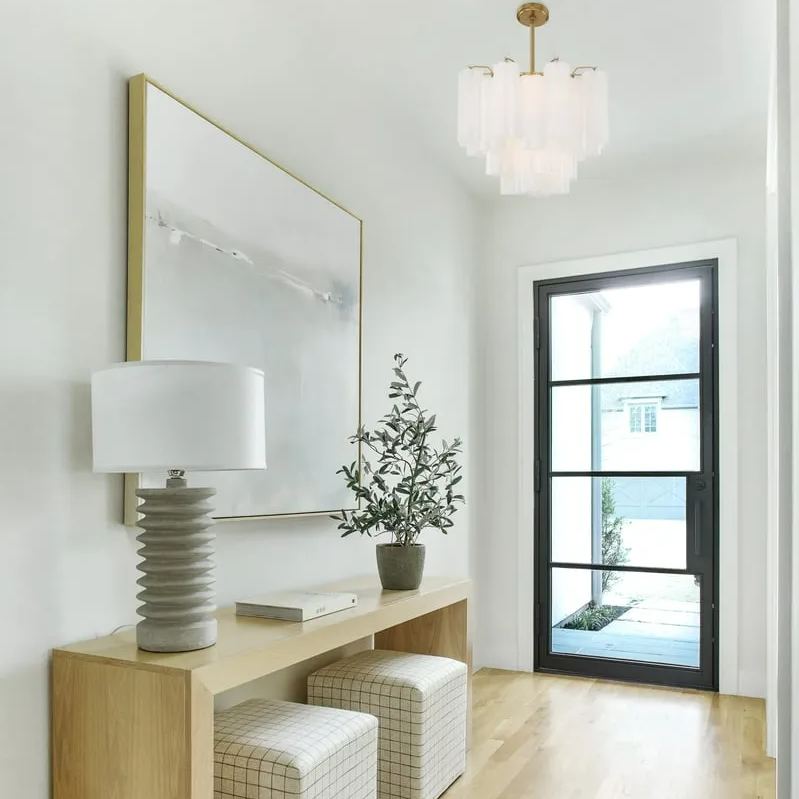 Addis Murano Glass Chandelier 17.8" 19.8" 22" 26.8" 32''D