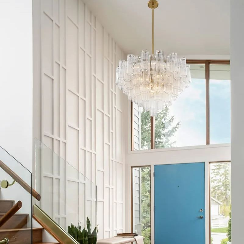 Addis Murano Glass Chandelier 17.8" 19.8" 22" 26.8" 32''D