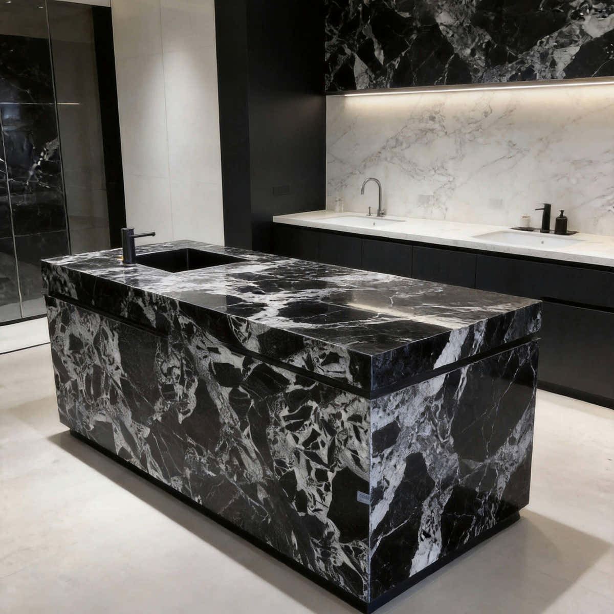 Noir Grand Antique Marble Slab