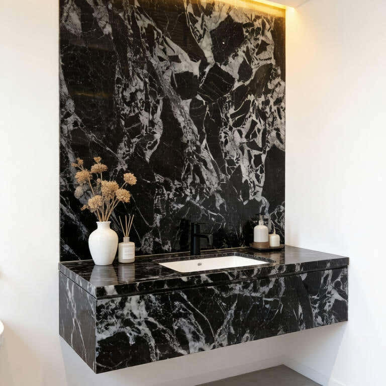 Noir Grand Antique Marble Slab