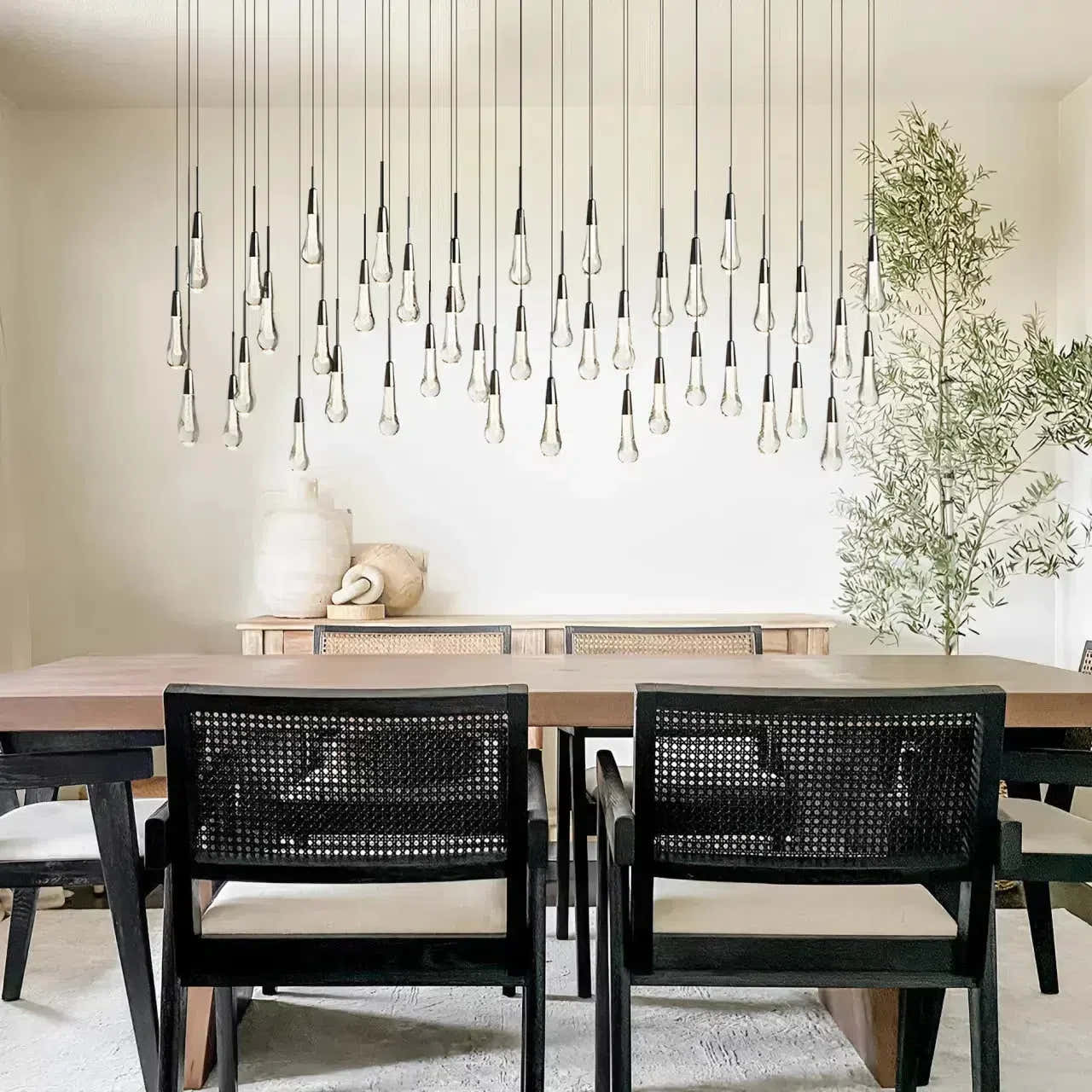 Soltaire Linear Chandelier 37" 50" 60" 70" 87" 120"
