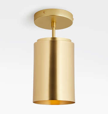 Paige 5" Cylinder Semi- Flush Mount
