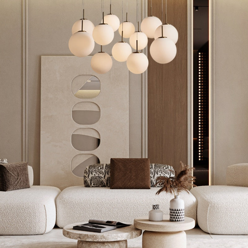 Casen Glass Round Chandelier 20"28"34"43"