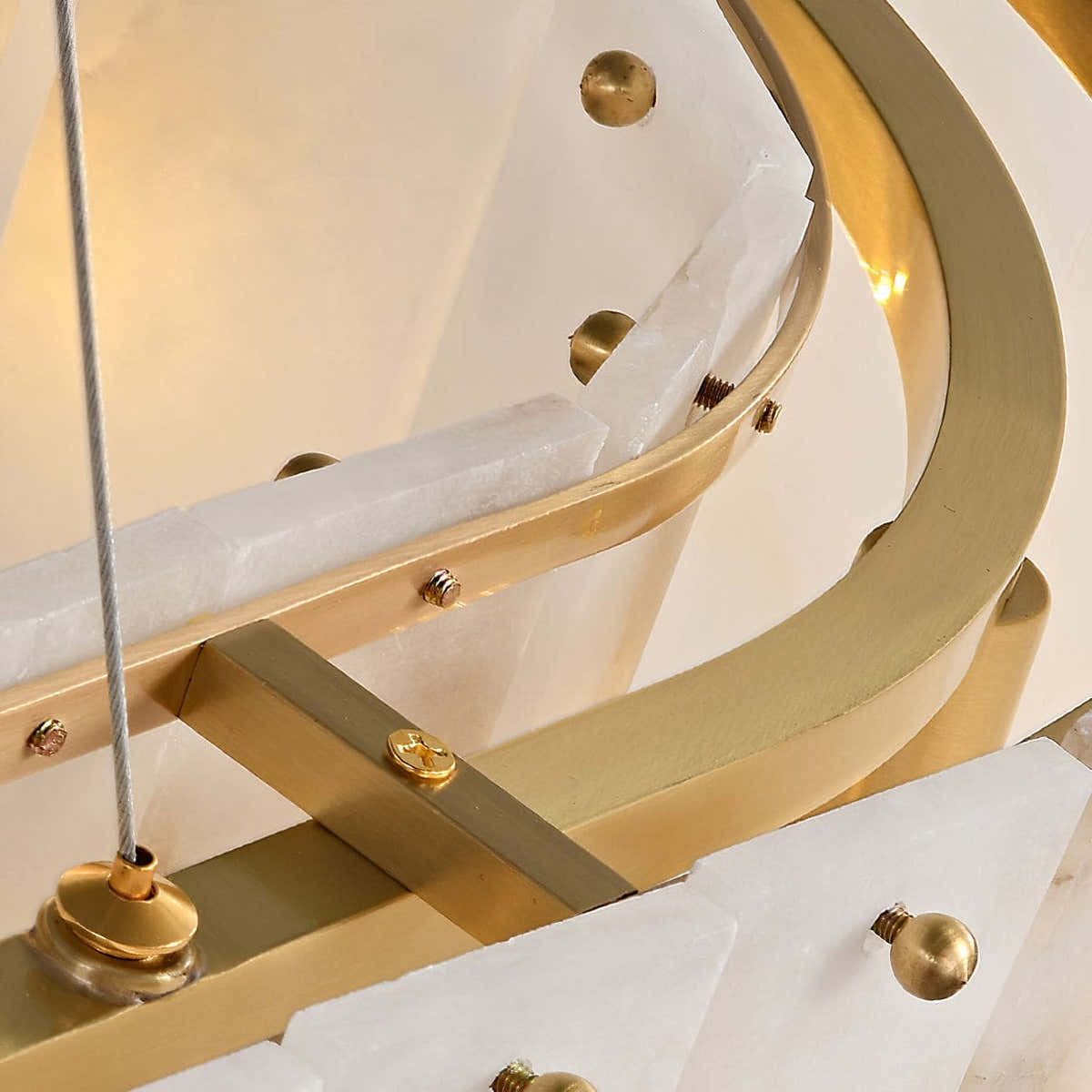 Joan Alabaster Chandelier