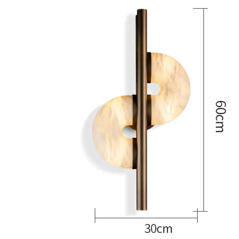 Modern Alabaster Wall Sconce