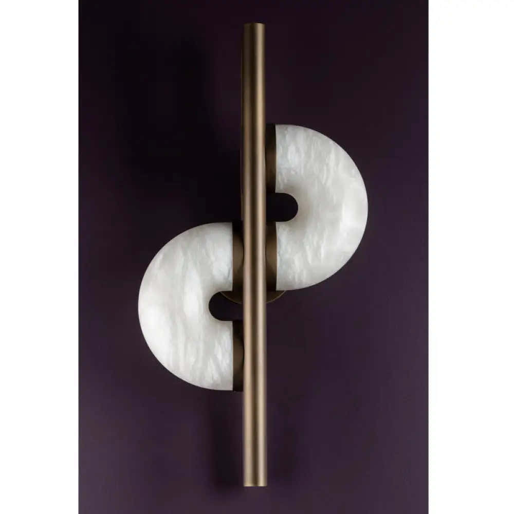 Modern Alabaster Wall Sconce