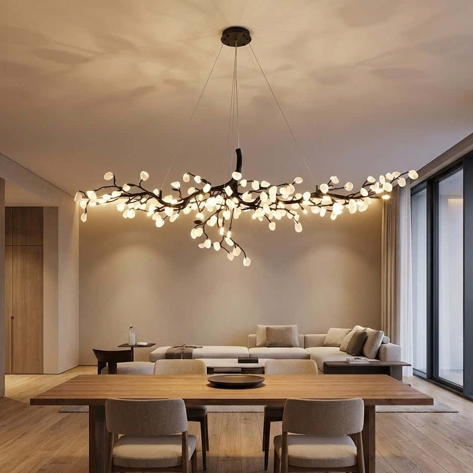 Cherry Blossom Branch Tree Chandelier