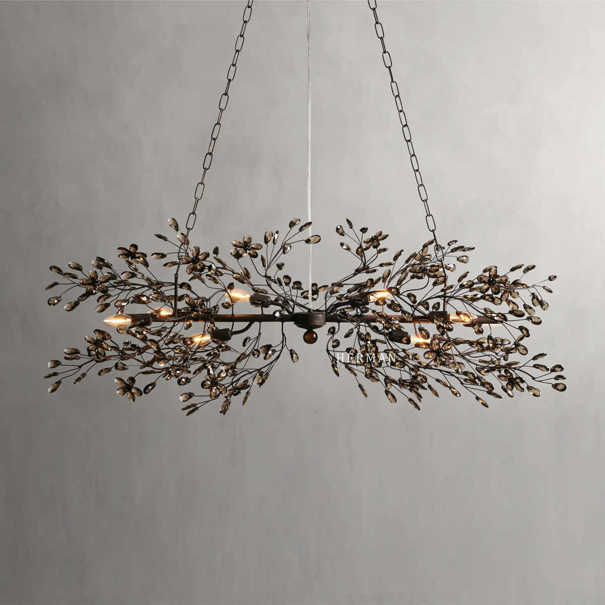 Fiore Linear Chandelier 43" 51" 68"