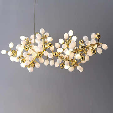 Modern Artistic Linear Grape Chandelier