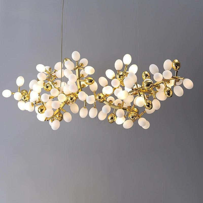 Modern Artistic Linear Grape Chandelier
