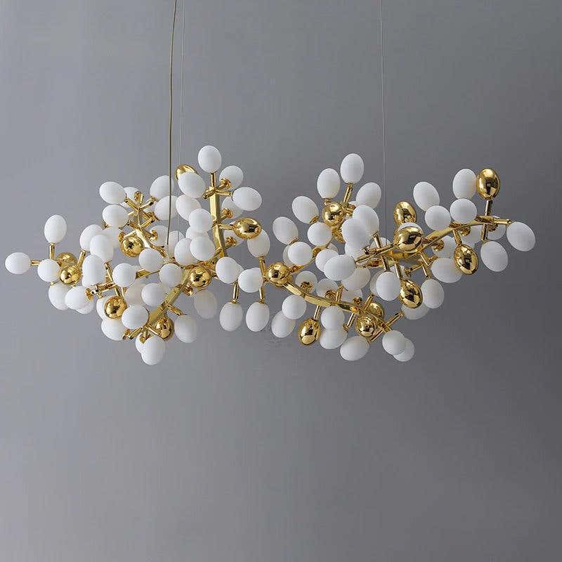 Modern Artistic Linear Grape Chandelier