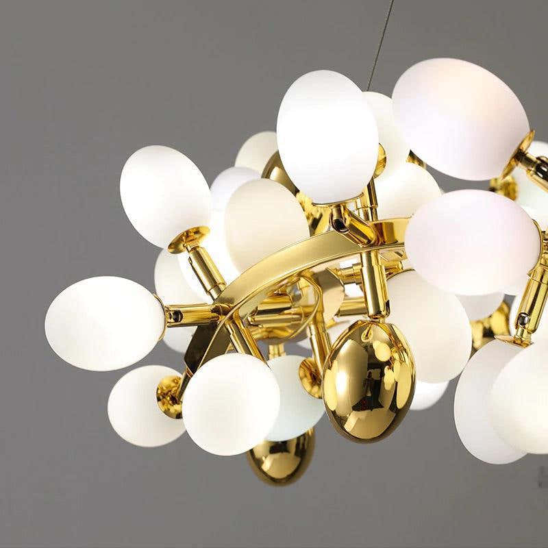 Modern Artistic Linear Grape Chandelier