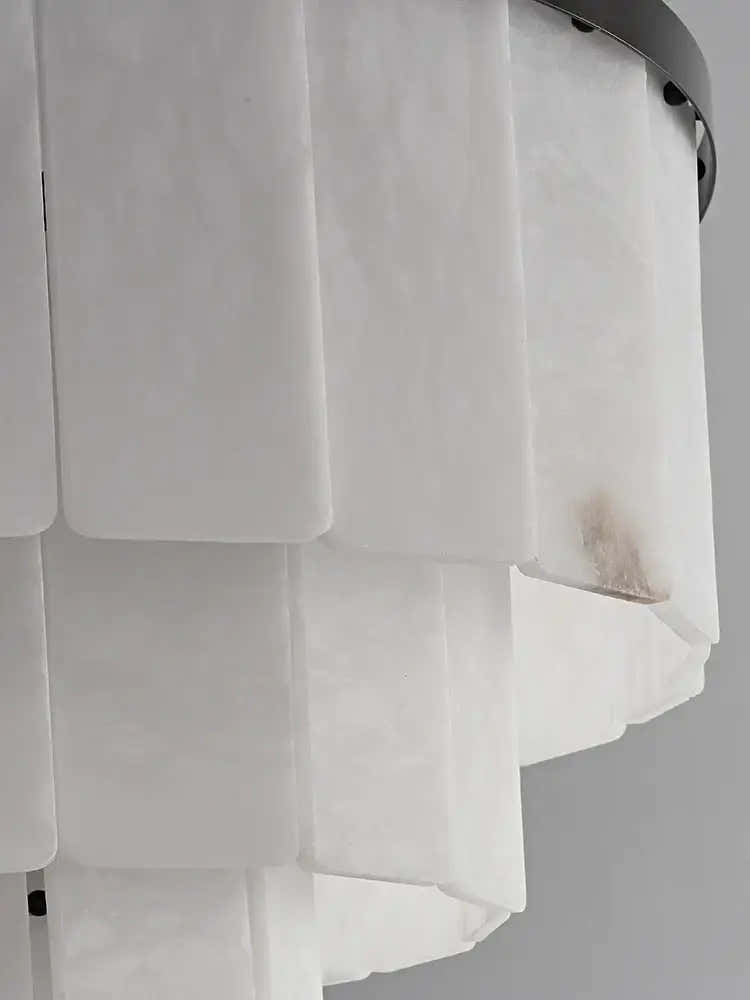 Natural Alabaster Chandelier