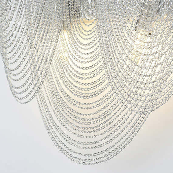 Curt Modern Chain Tassel Wall Sconce