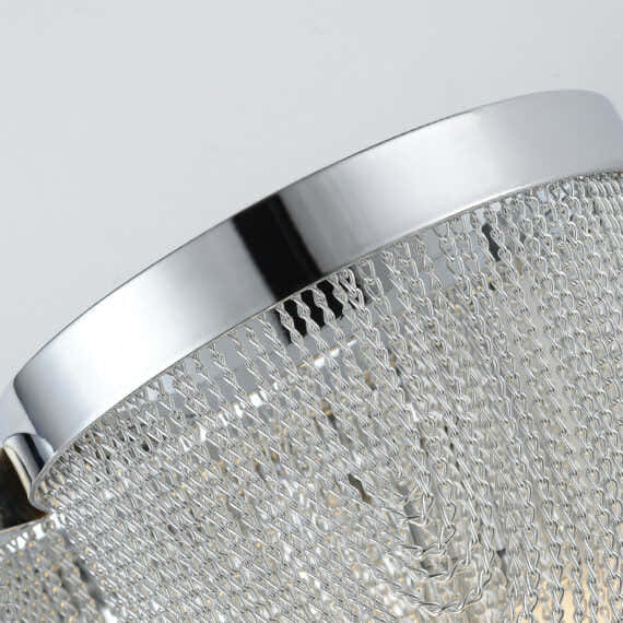 Curt Modern Chain Tassel Wall Sconce