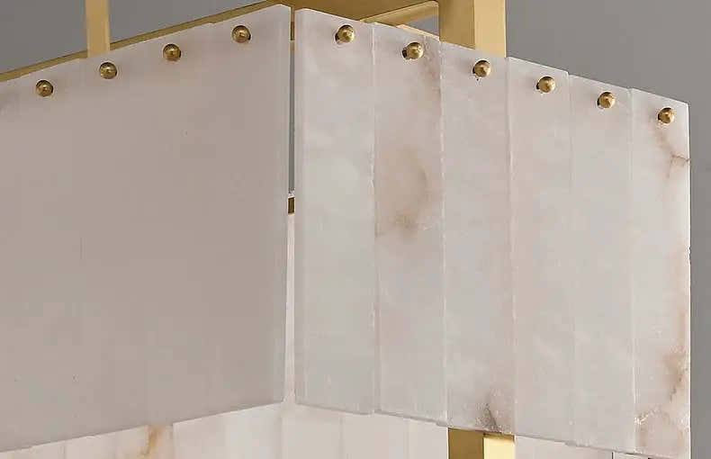Rectangle Alabaster Chandelier