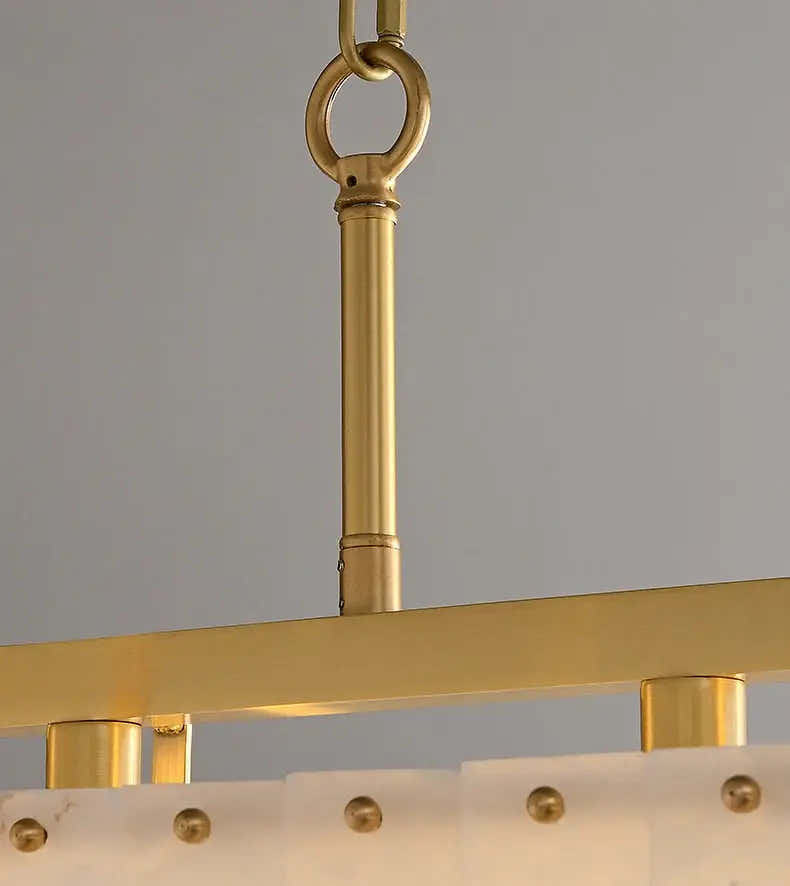 Rectangle Alabaster Chandelier