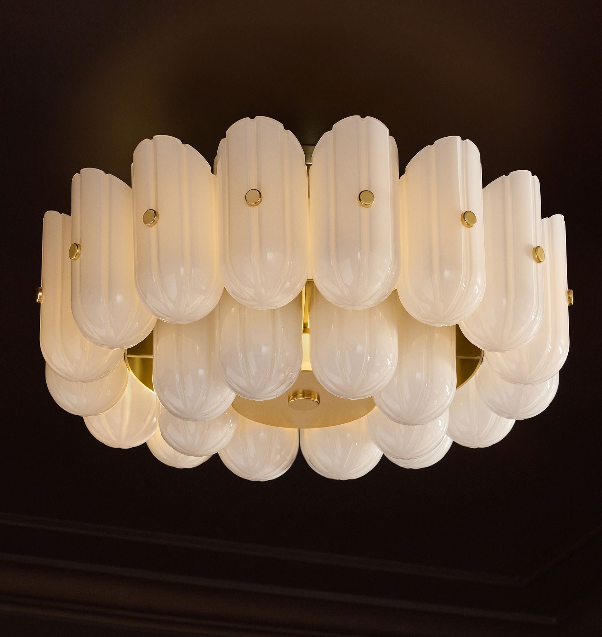 Lorna LED Double Tier Flush Mount 25"
