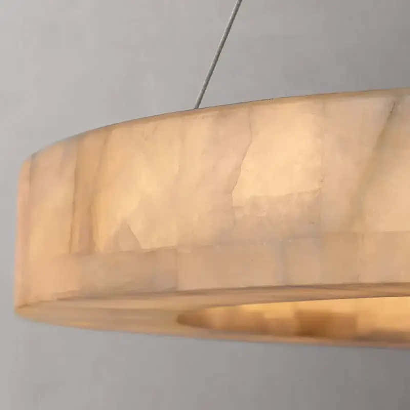 Triplo Round Marble Chandelier