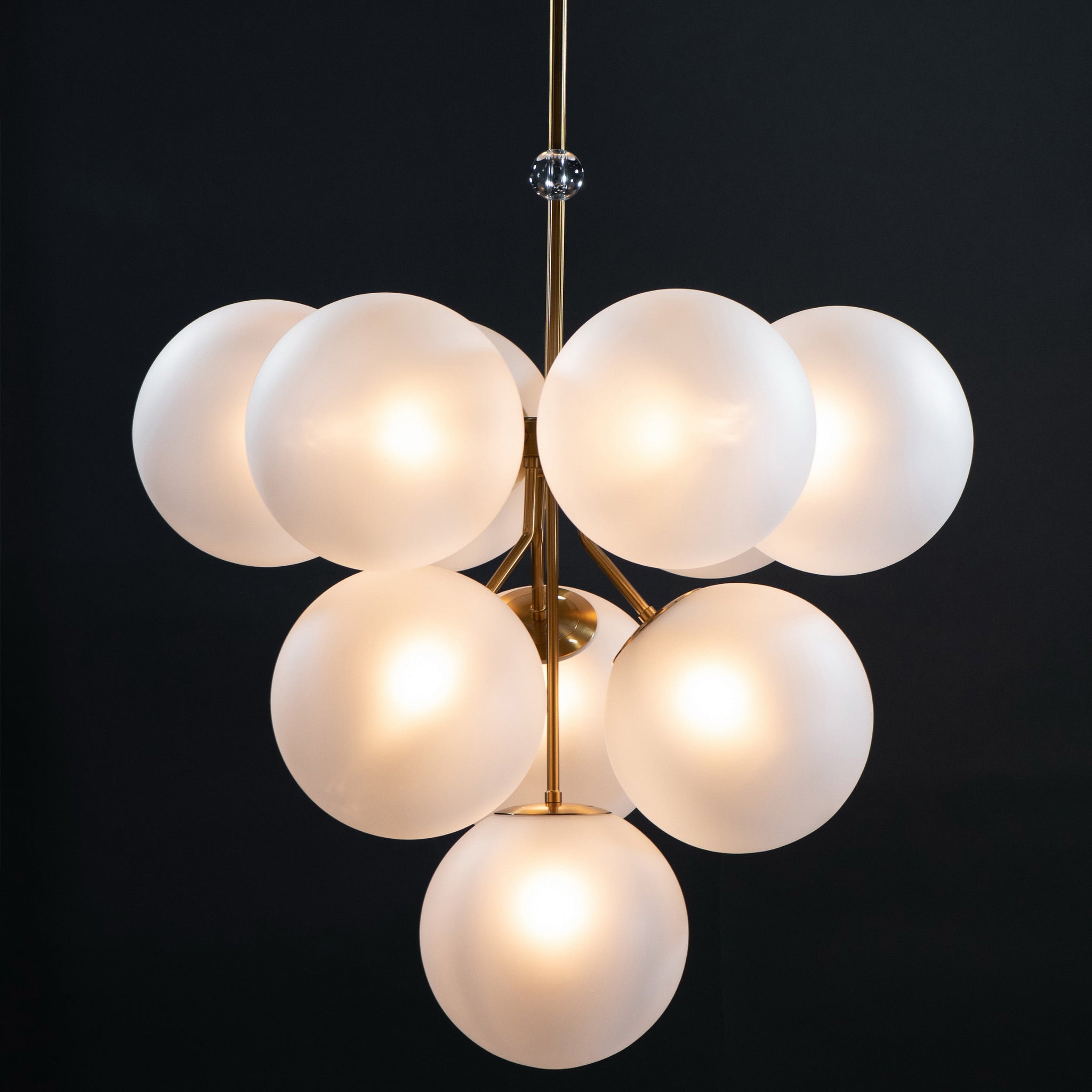 Rufus Glass Globe Chandelier Bouquet