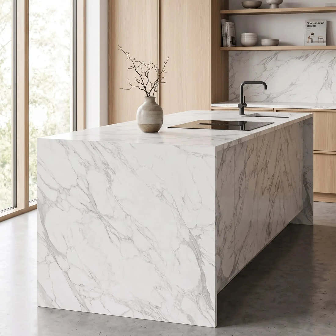 Calacatta White Marble Slab
