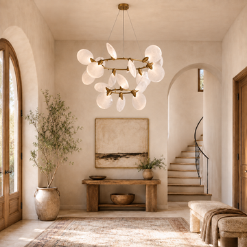 Lyla 2-Tiered Halo Chandelier