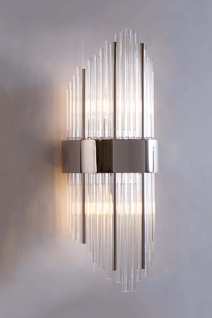 Sana Glass Tube Sconce