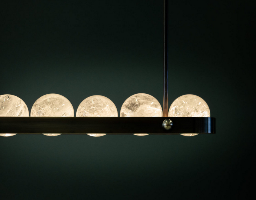 Ouranos II Linear Chandelier