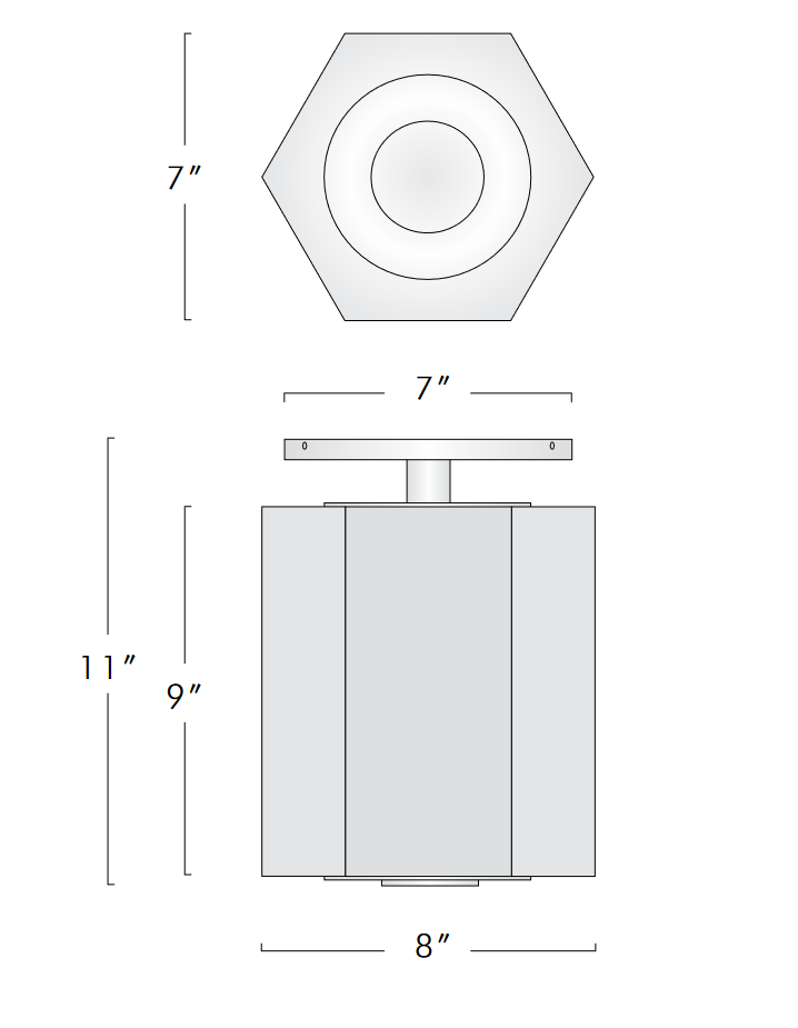 Maubec Flush Mount