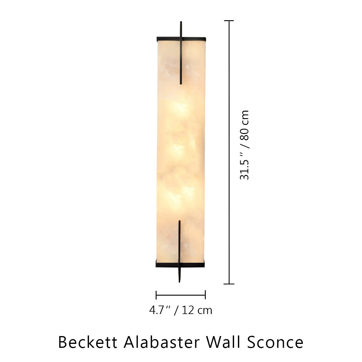Beckett Alabaster Wall Sconce