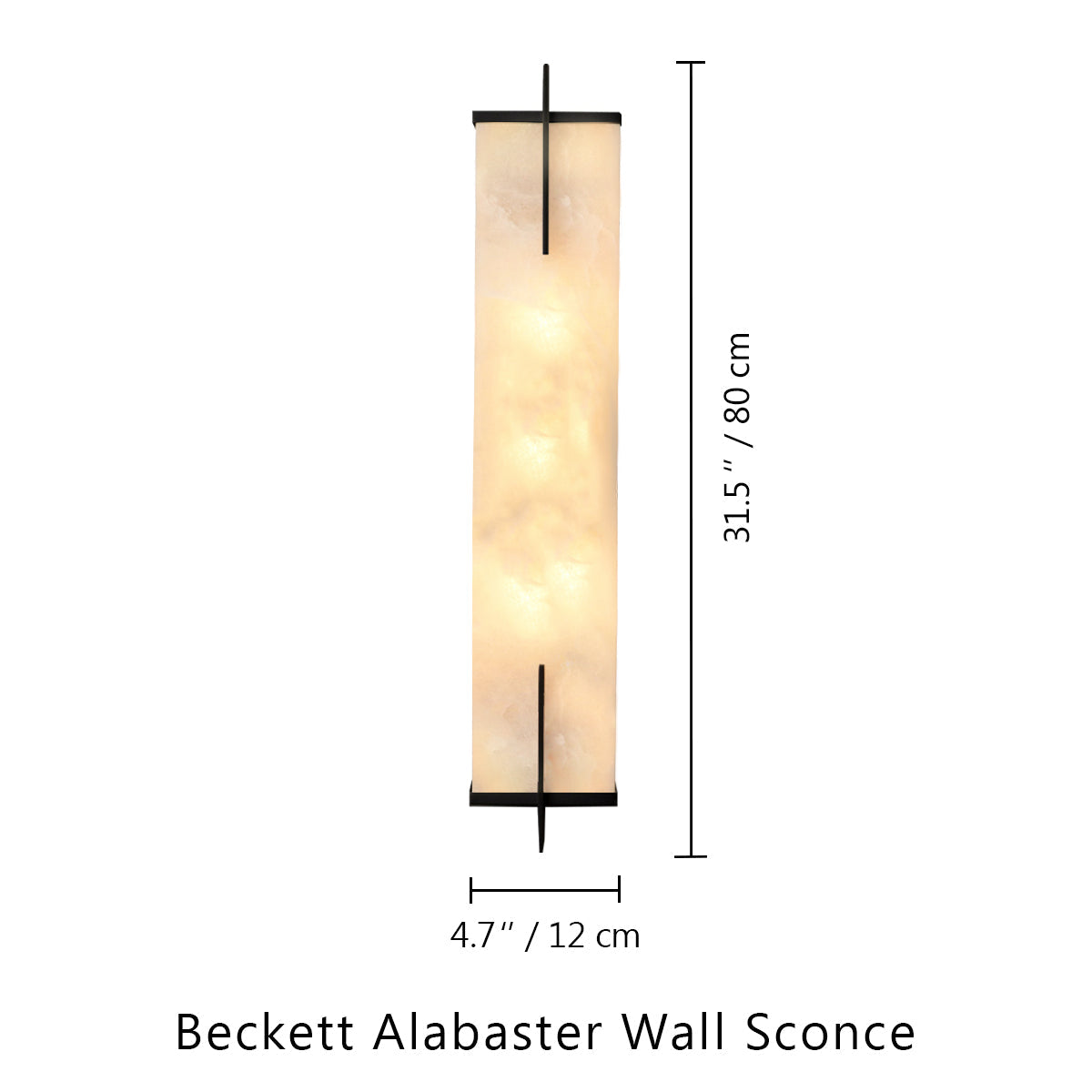 Beckett Alabaster Wall Sconce