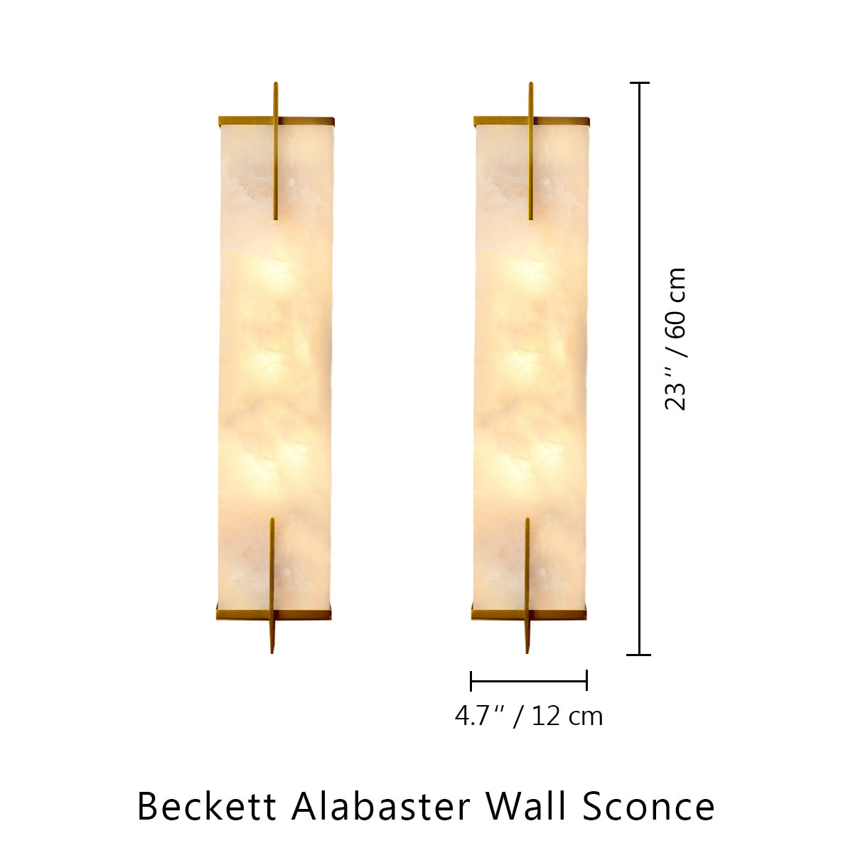 Beckett Alabaster Wall Sconce