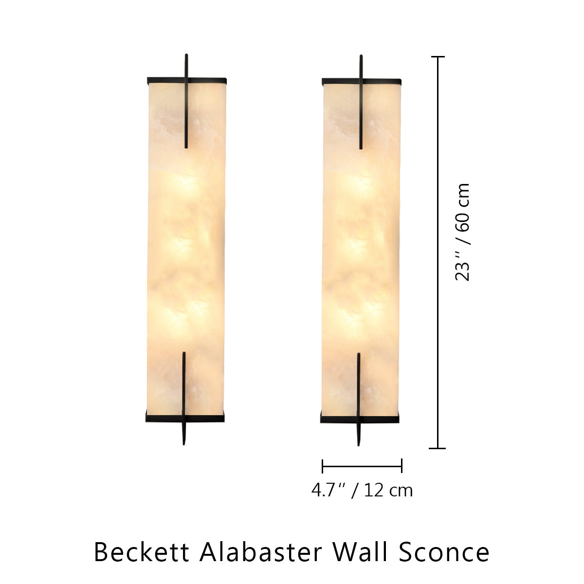 Beckett Alabaster Wall Sconce