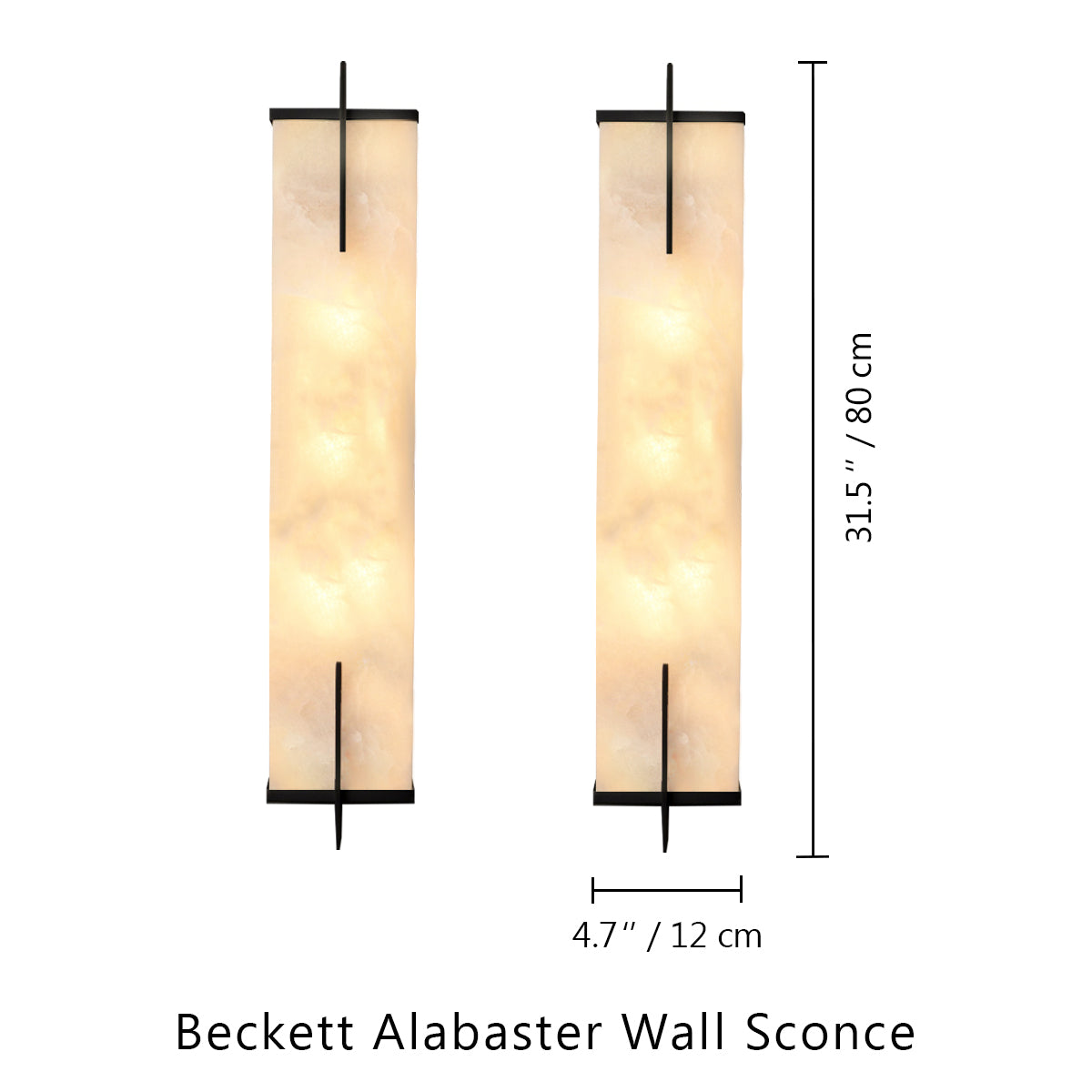 Beckett Alabaster Wall Sconce