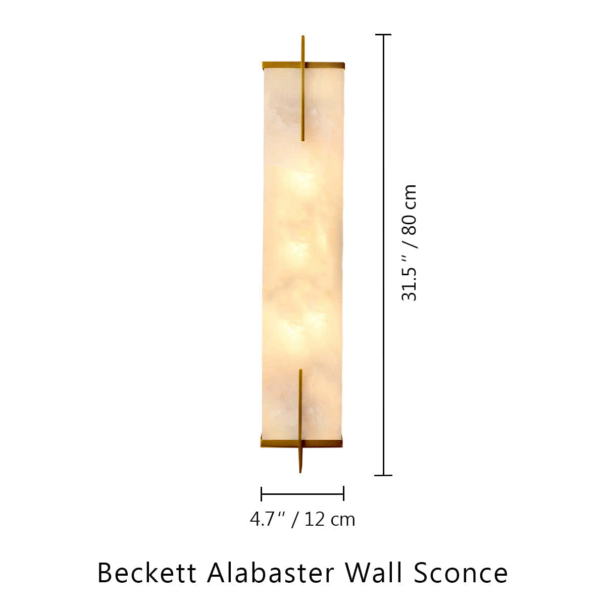 Beckett Alabaster Wall Sconce