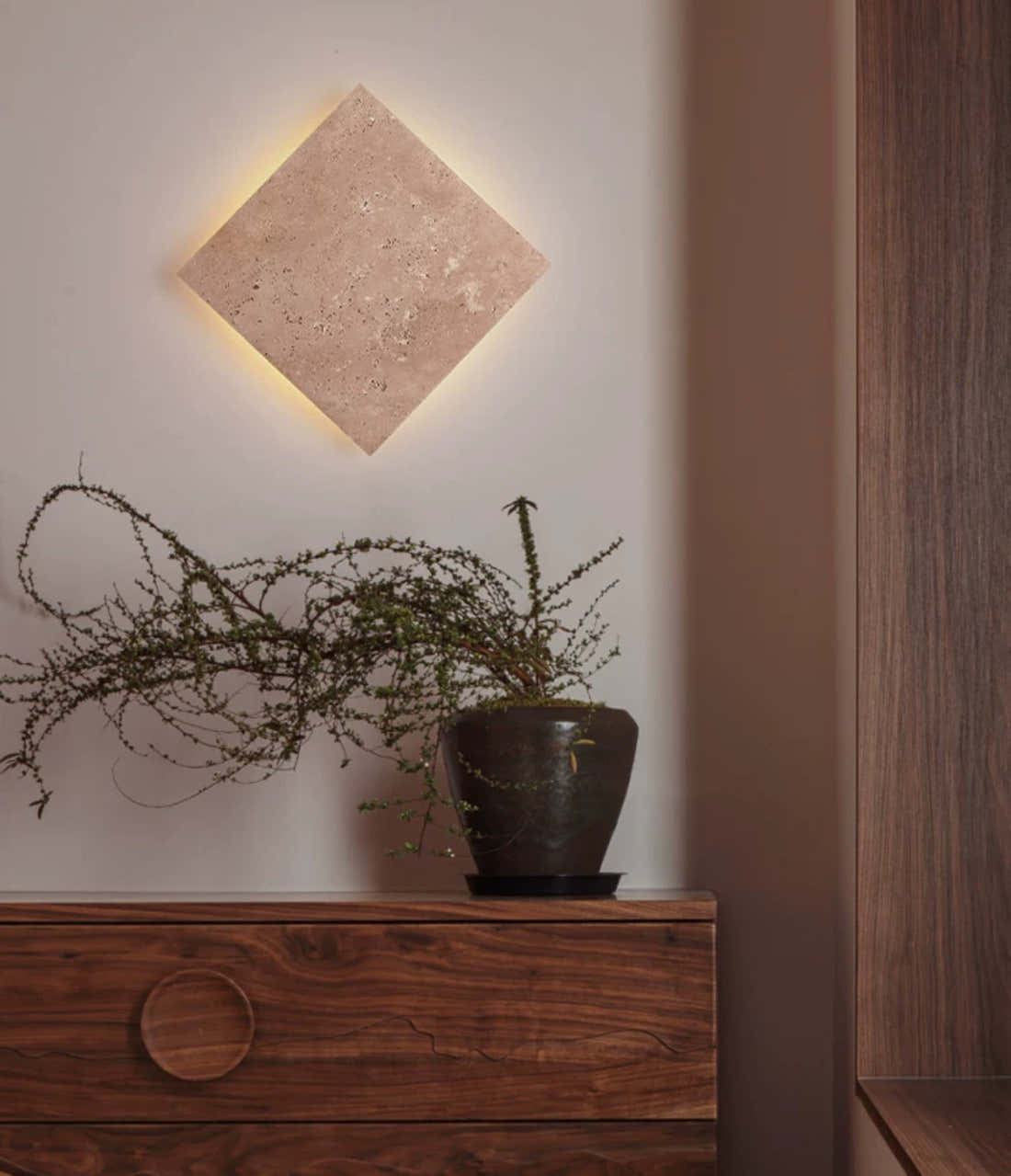 Small Marble Wall Lamp