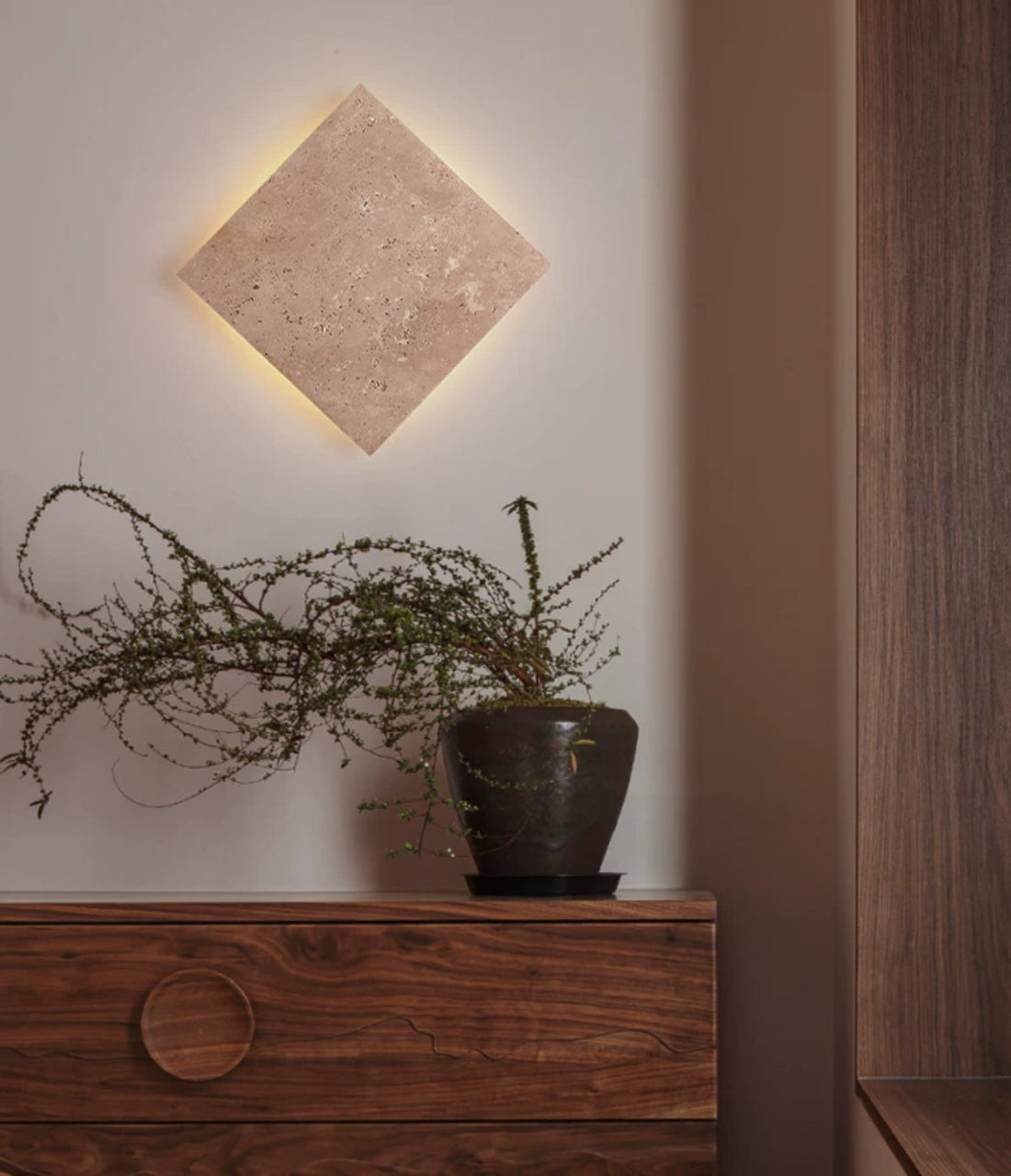 Small Marble Wall Lamp