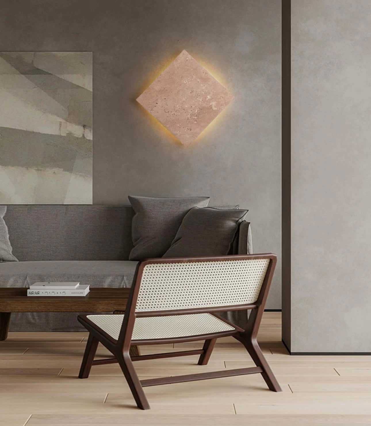 Small Marble Wall Lamp
