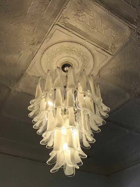 Murano Chandelier – 75 petals – Transparent