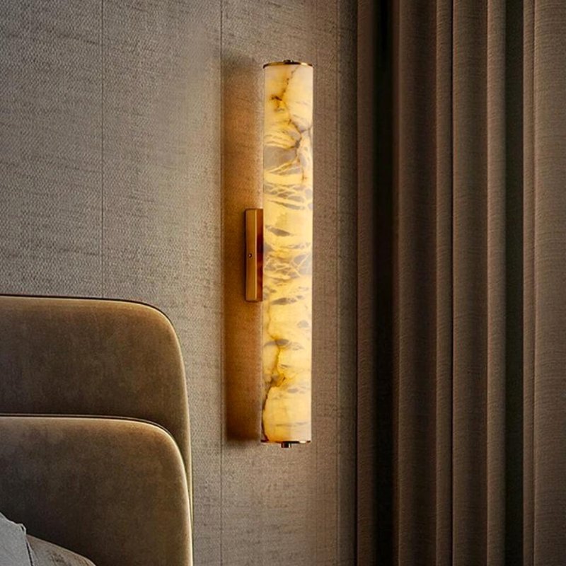 Tong Alabaster Wall Lamp