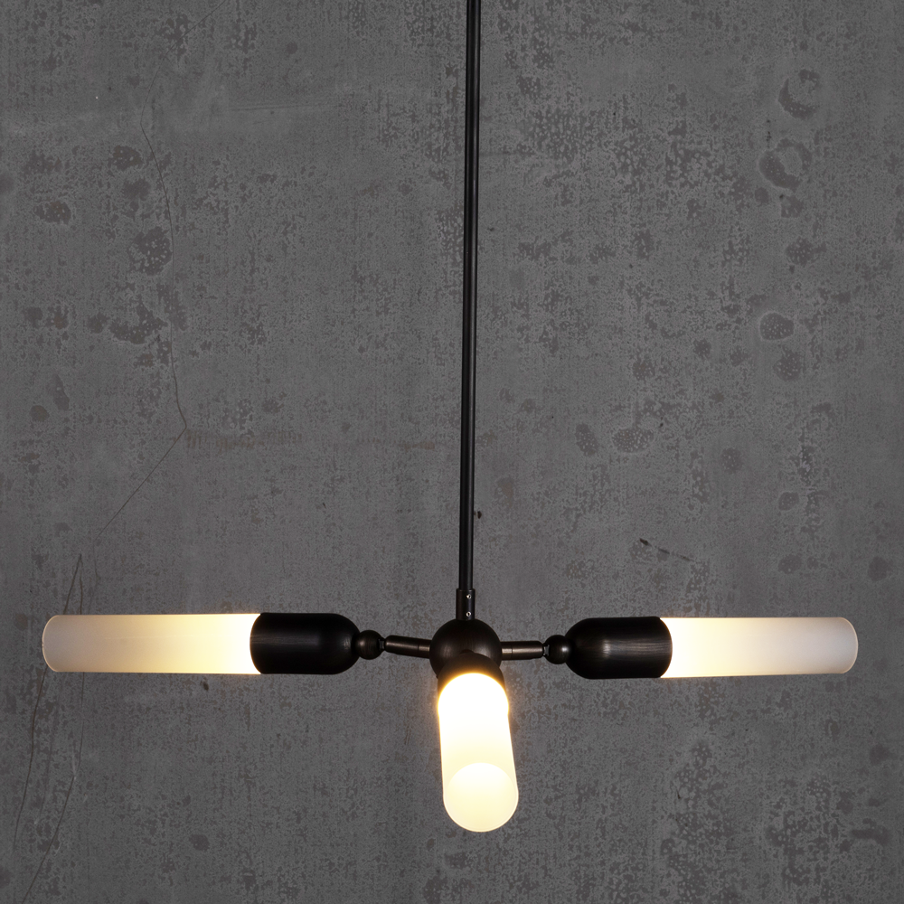 Trio Modern Bronze Pendant Light