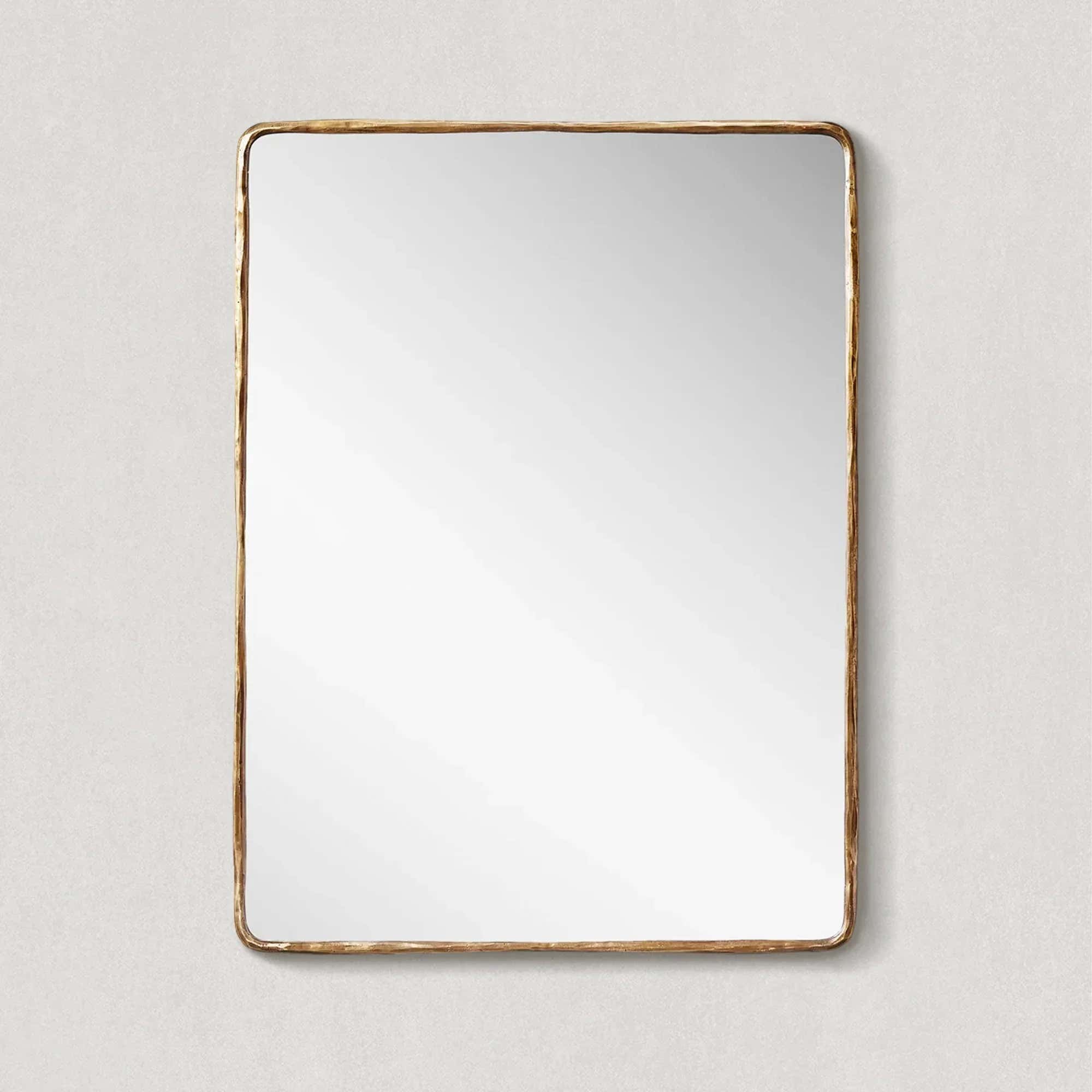 Hand-Forged Metal Mirror