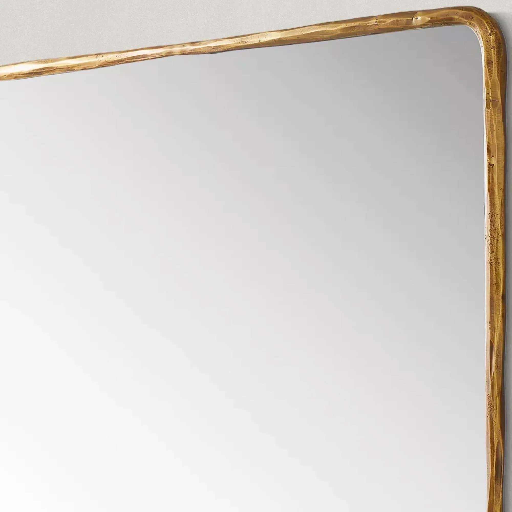 Hand-Forged Metal Mirror
